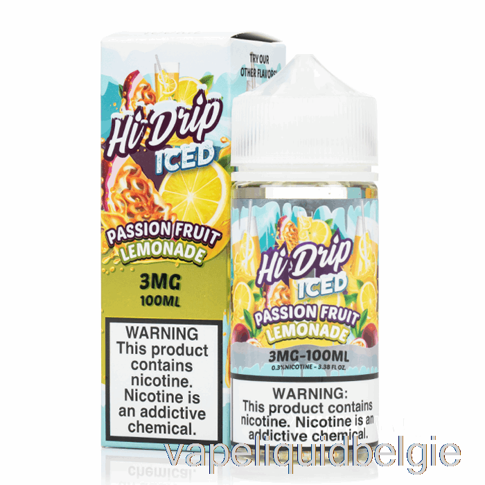 Vape België Passievrucht Limonade Ijs - Hi-drip E-liquid - 100ml 3mg